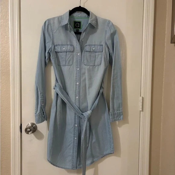 NEW C Wonder Shirtdress with Matching Belt - Picture 5 of 8